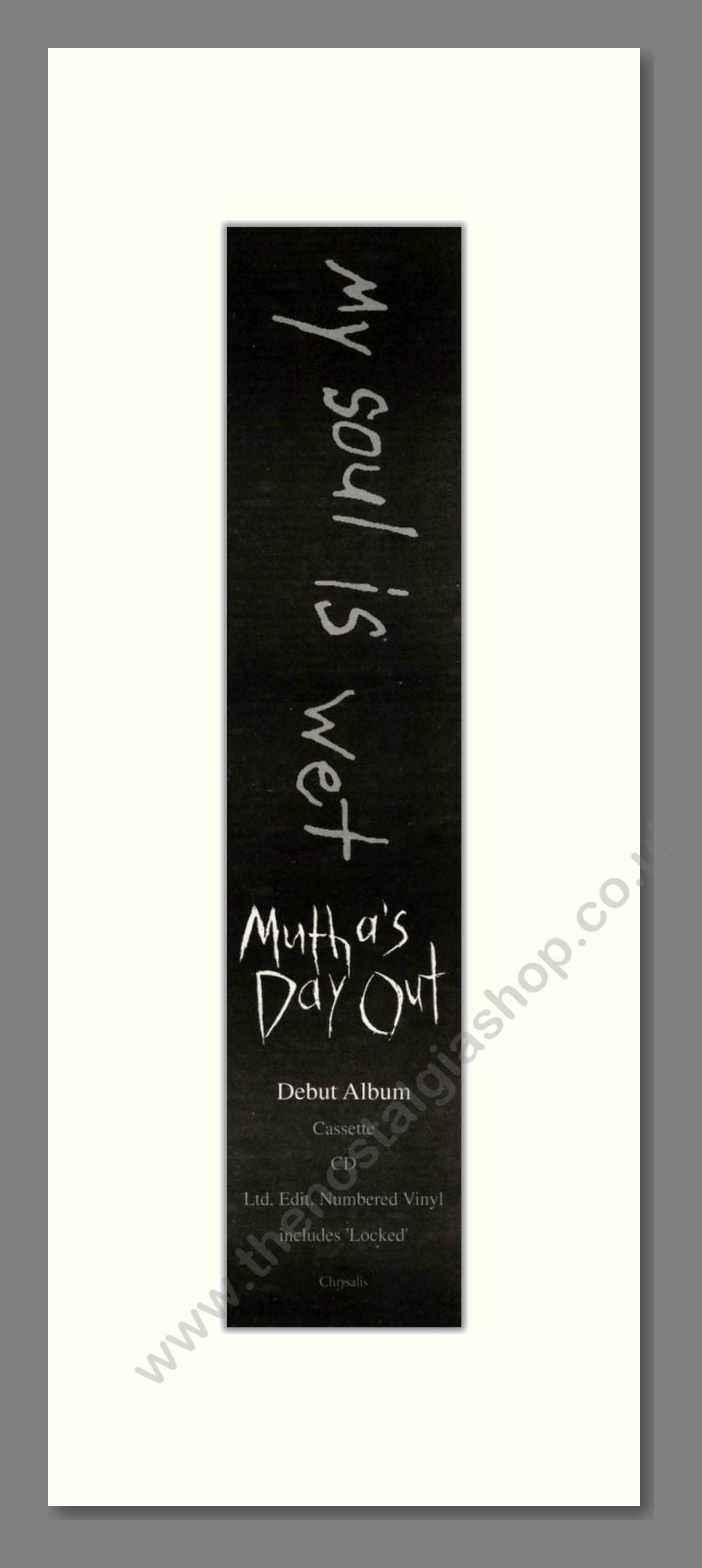 Mutha's Day Out - My Soul Is Wet. Vintage Advert 1994 (ref AD201777)