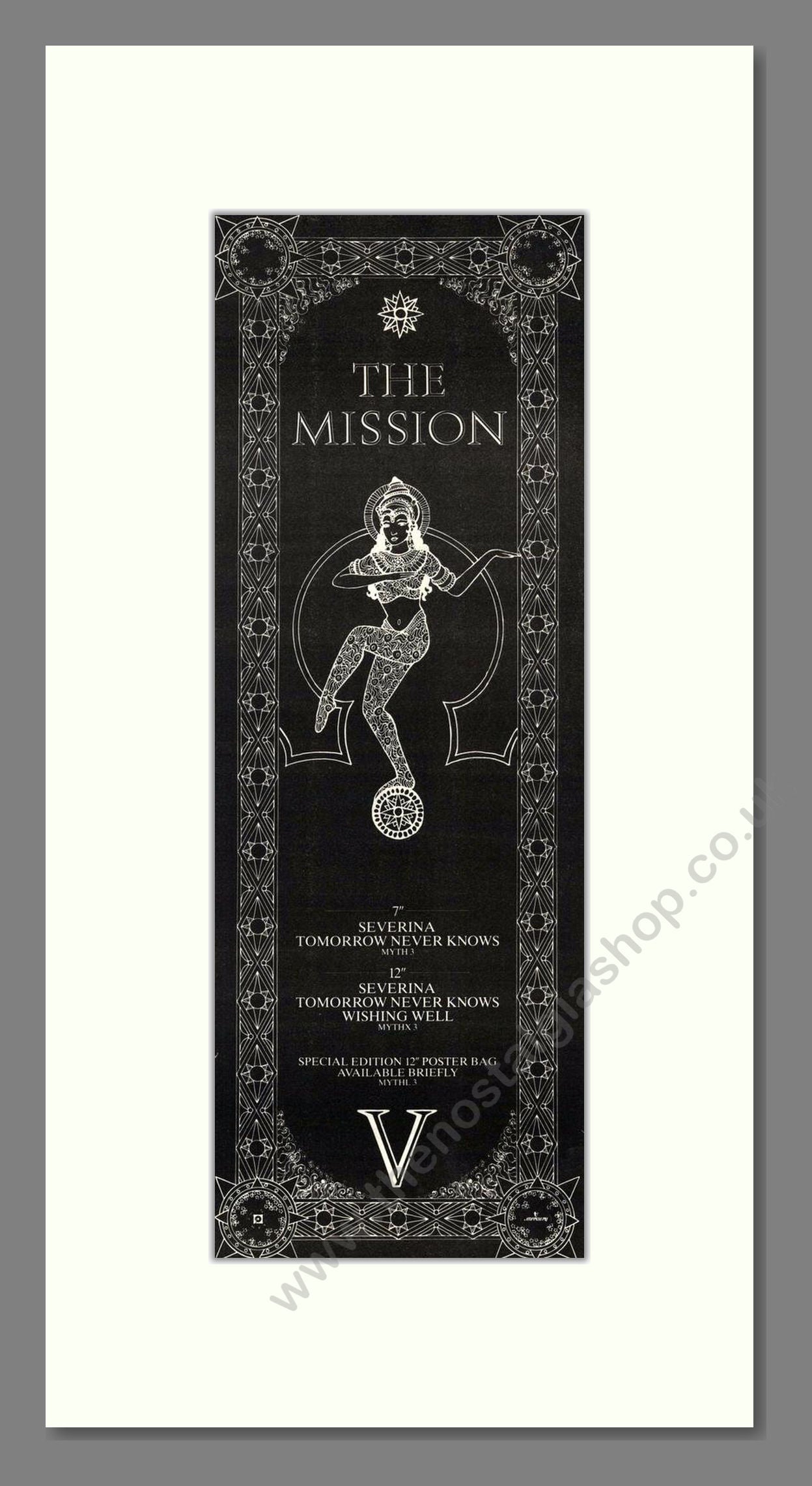 Mission (The) - V. Vintage Advert 1987 (ref AD201789)