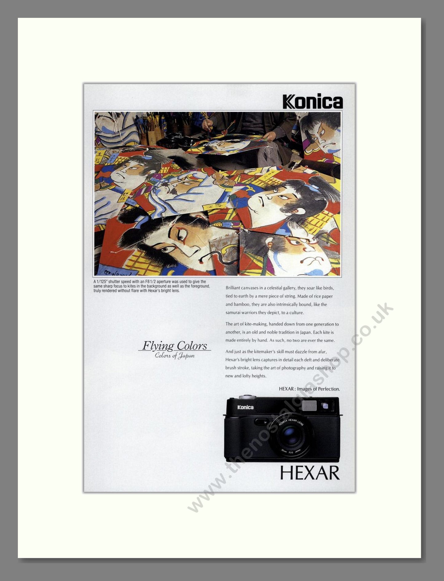 Konica - Hexar. Vintage Advert 1994 (ref AD68165)