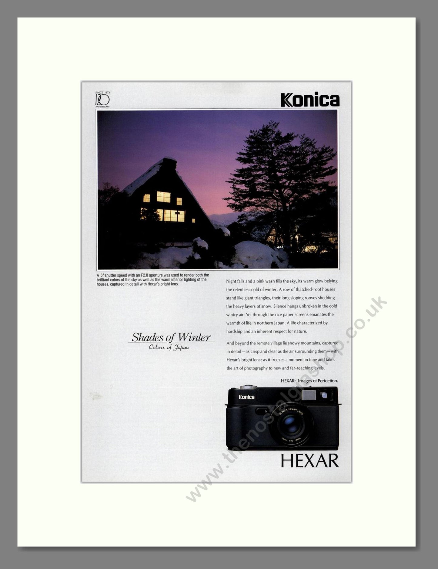Konica - Hexar. Vintage Advert 1993 (ref AD68171)