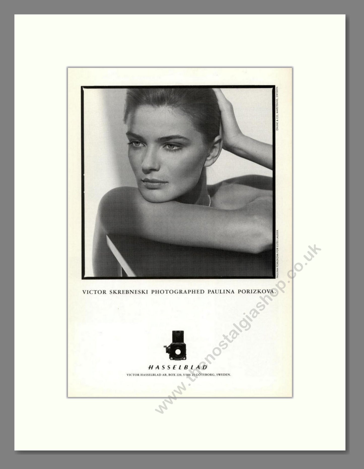 Hasselblad - Victor Skrebneski. Vintage Advert 1991 (ref AD68220)