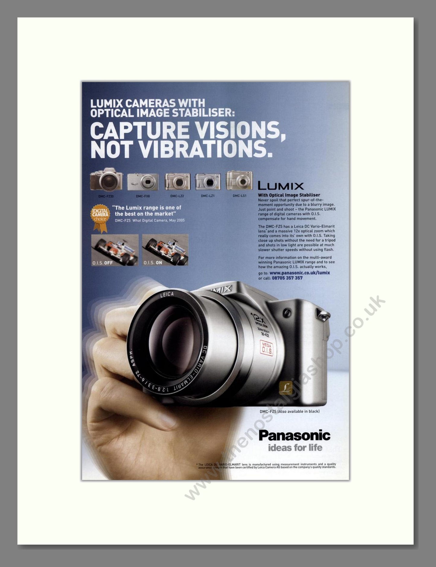 Panasonic - Lumix. Vintage Advert 1995 (ref AD68245)