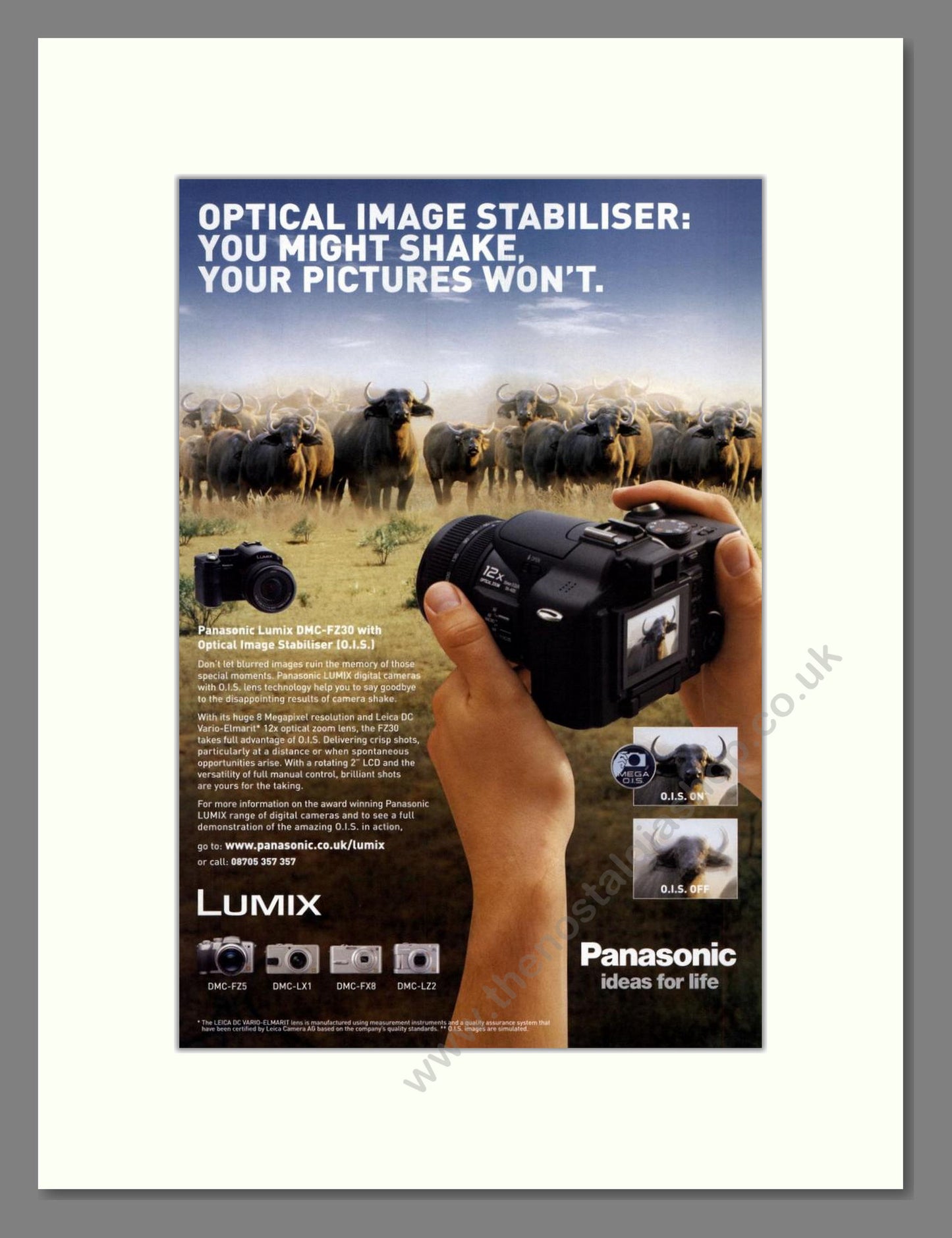 Panasonic - Lumix. Vintage Advert 2005 (ref AD68246)