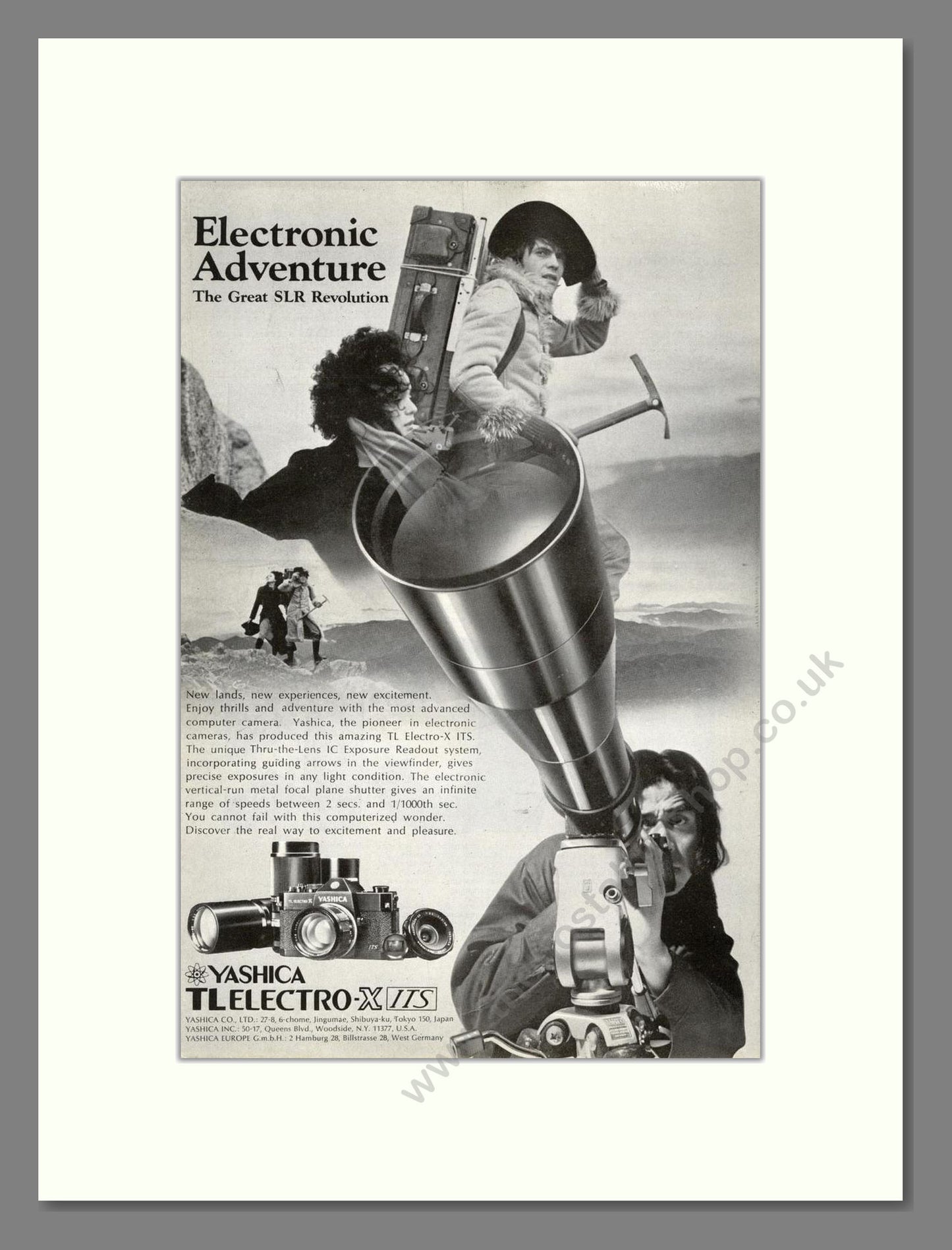 Yashica - TL Electro X. Vintage Advert 1972 (ref AD68254)