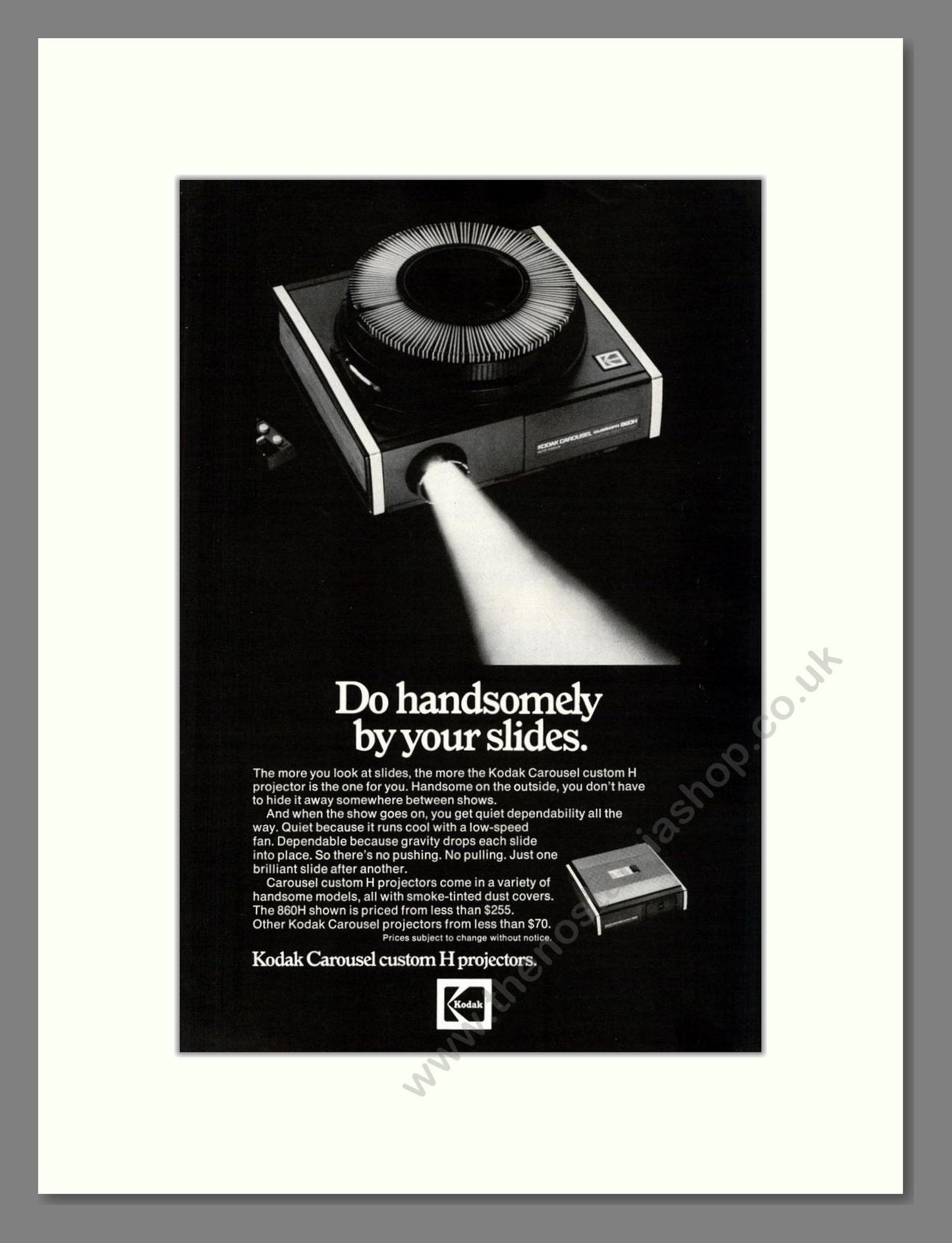 Kodak - Carousel Projectors. Vintage Advert 1974 (ref AD68261)