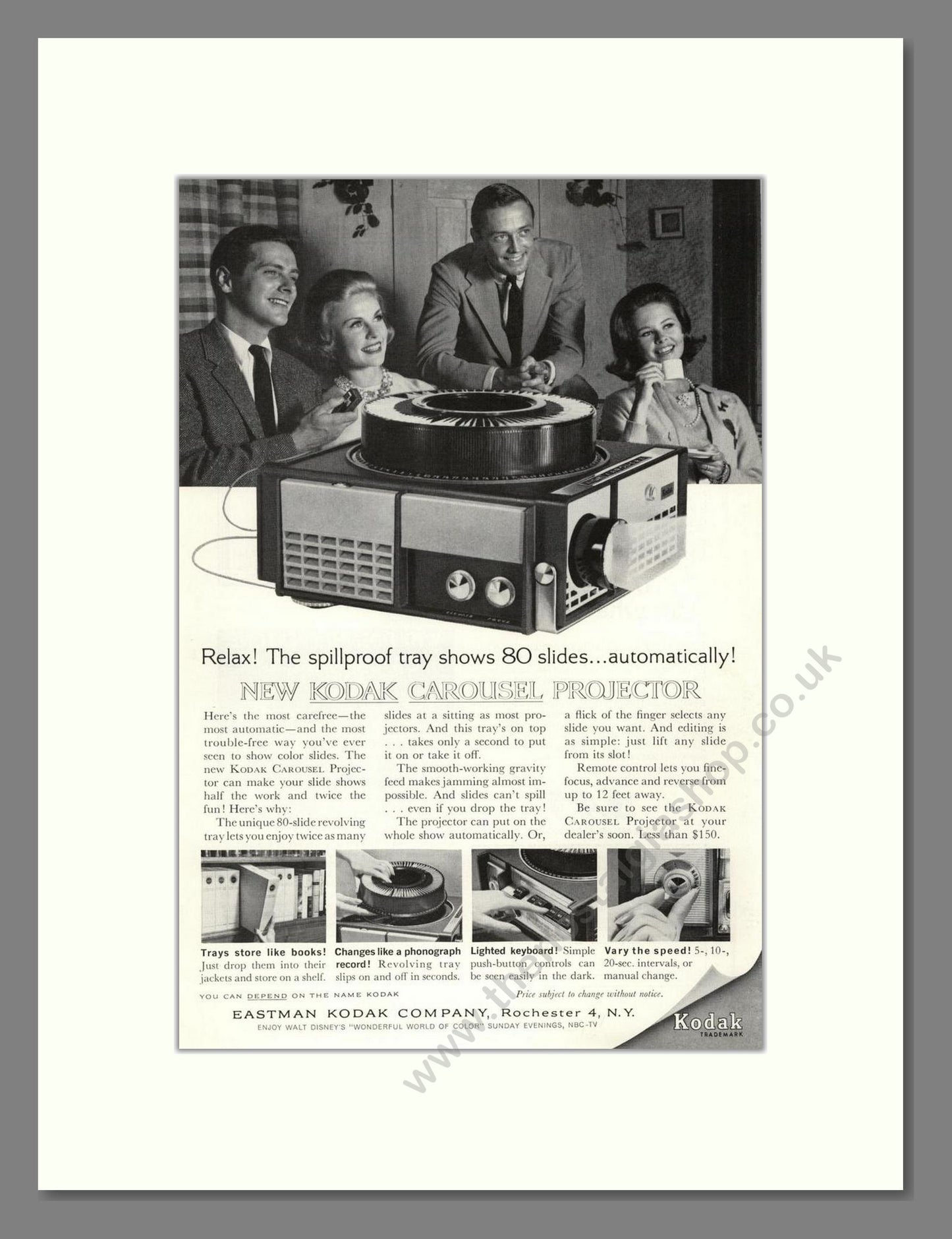 Kodak - Carousel Projectors. Vintage Advert 1962 (ref AD68267)