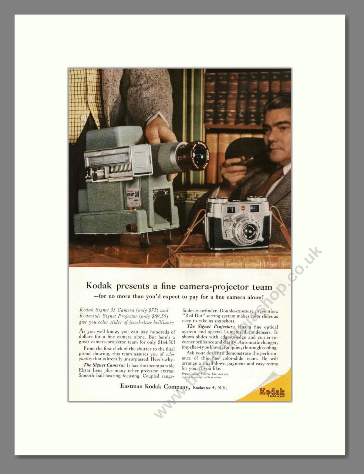 Kodak - Signet 35. Vintage Advert 1956 (ref AD68736)