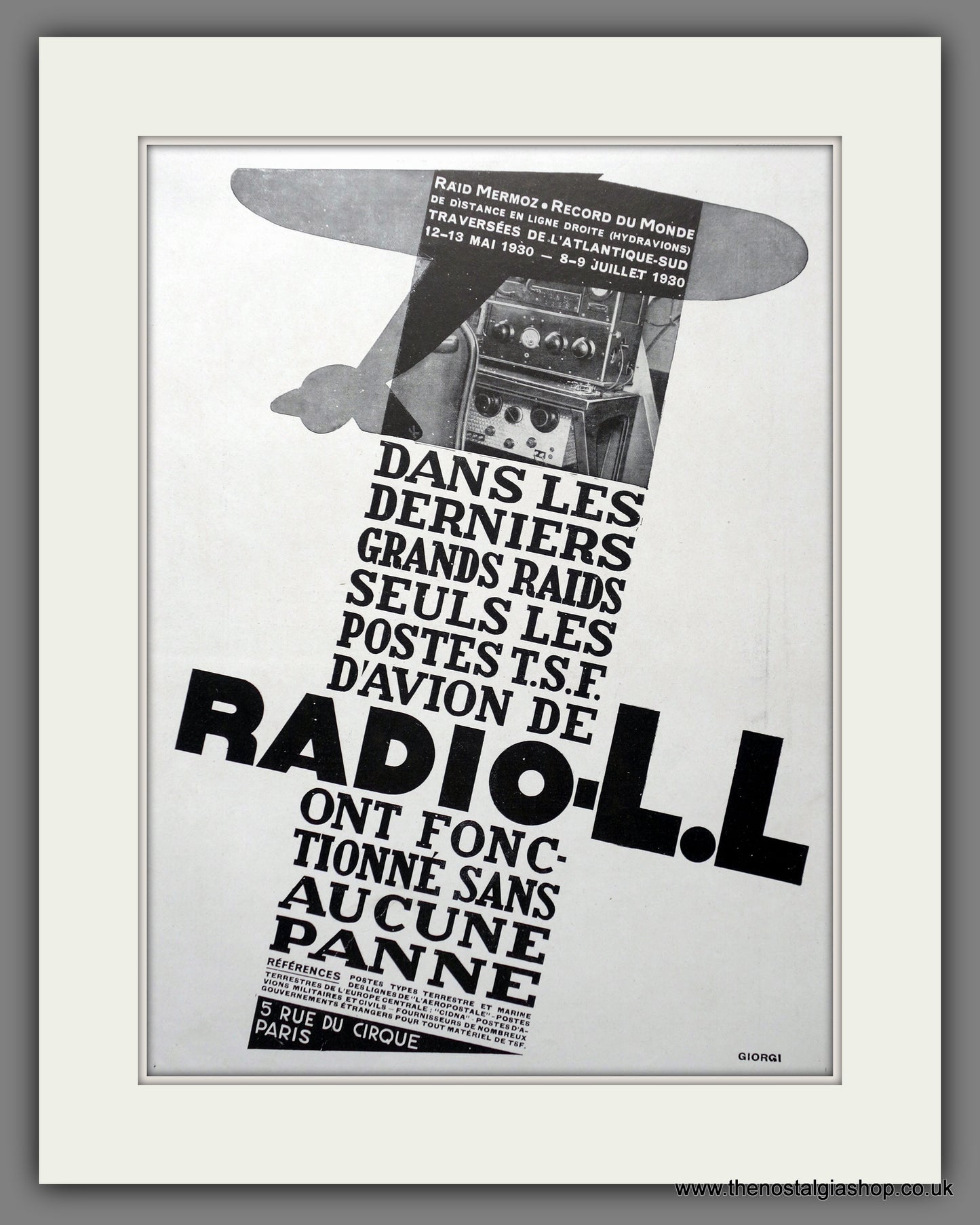 Radio L.L.. Original French Advert 1930 (ref AD301432)