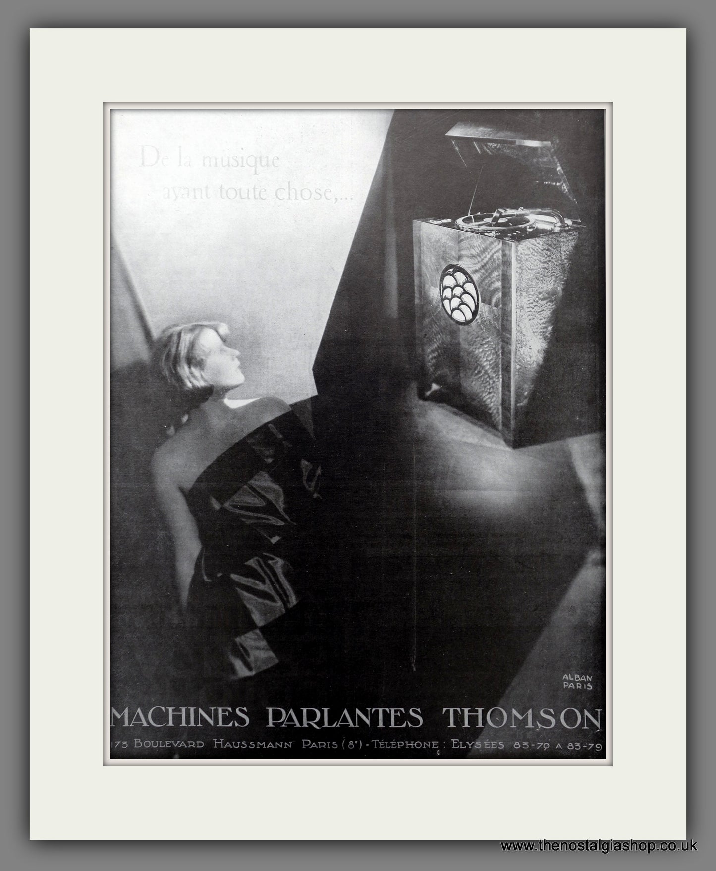 Machines Parlantes Thompson. Original French Advert 1930 (ref AD301431)