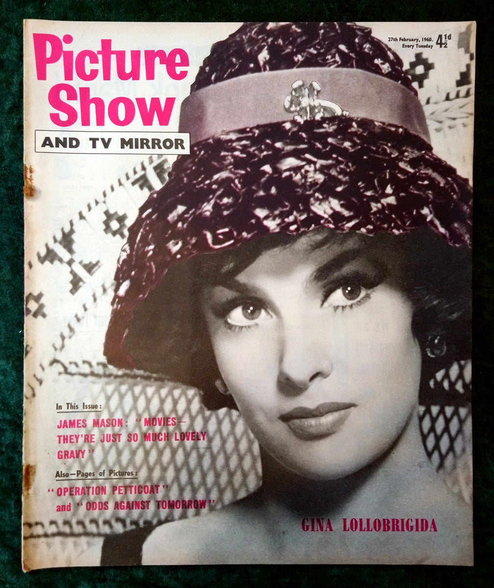 Picture Show Magazine. Feb 27th 1960. Gina Lollobrigida Cover. (LM084)