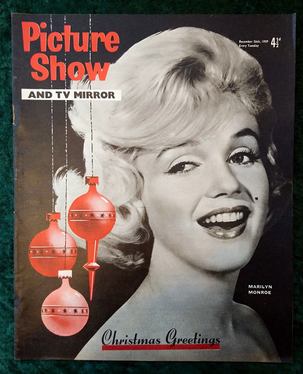 Picture Show Magazine. Dec 26th 1959. Marilyn Monroe Cover. (LM087)