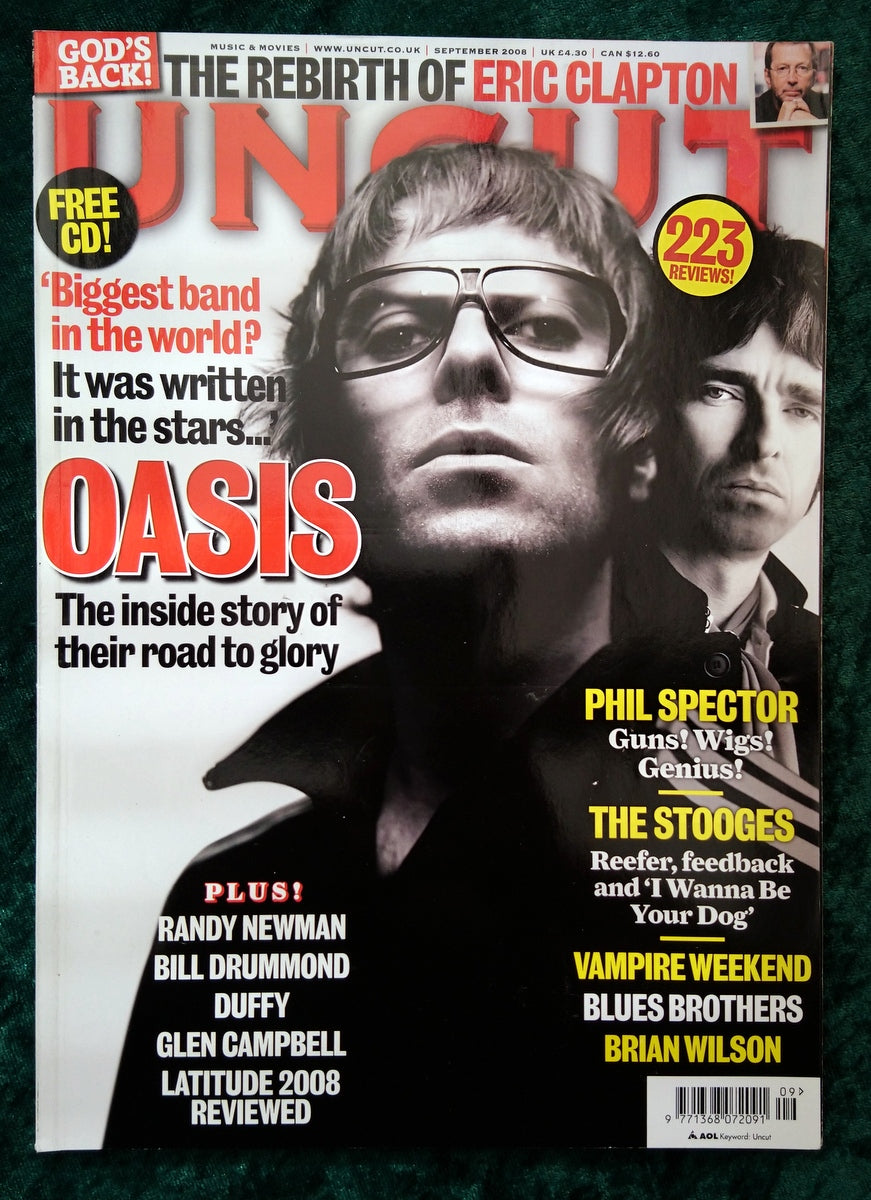 Uncut Magazine September 2008 Oasis. (M540)