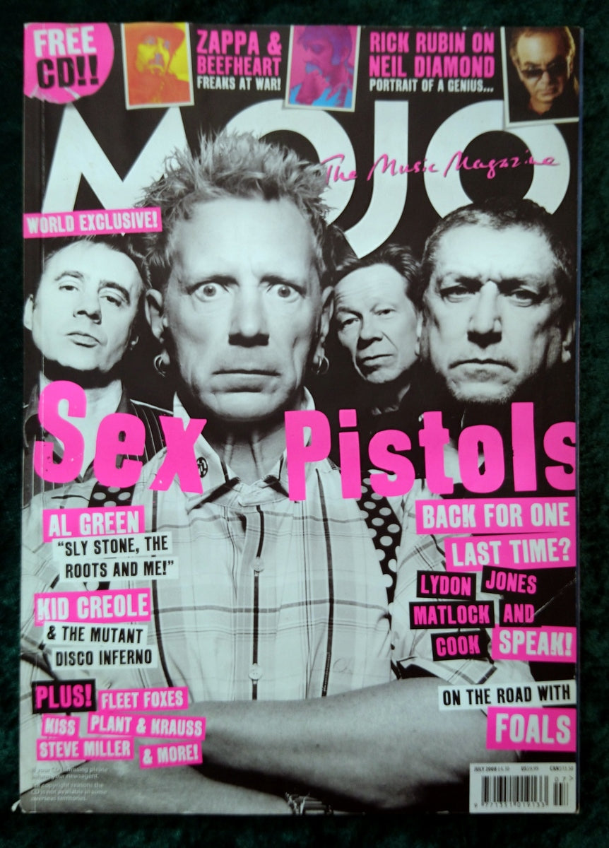 MOJO Magazine July 2008 Sex Pistols. (M541)