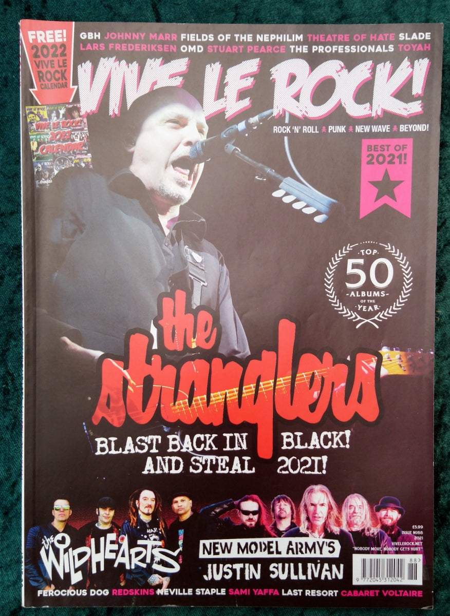 Vive Le Rock Magazine. 2021. Issue No.88 Stranglers On the Cover. (M462)