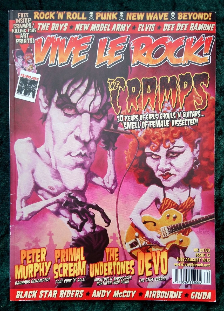 Vive Le Rock Magazine. 2013. Issue No.13 The Cramps On the Cover. (M465)