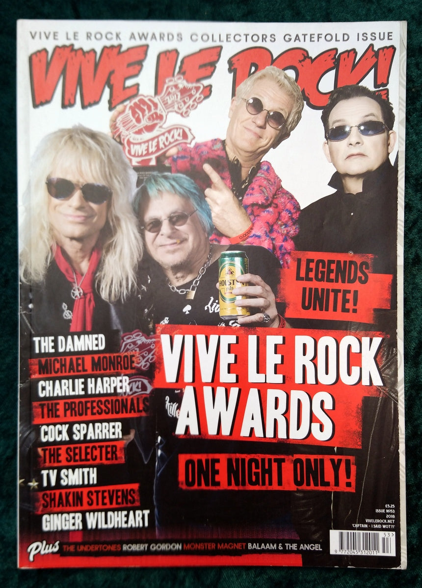 Vive Le Rock Magazine. 2018. Issue No.53 Awards Ceromony On the Cover. (M466)