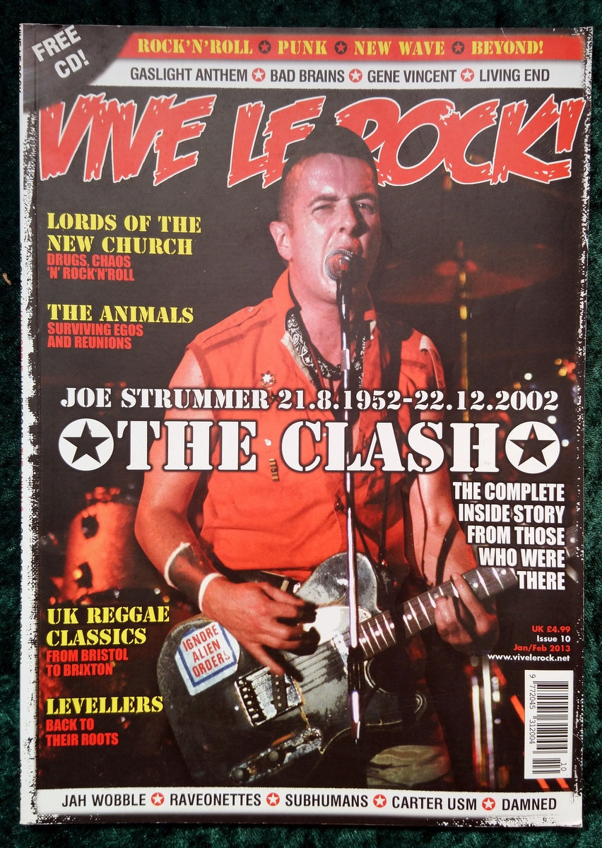 Vive Le Rock Magazine. 2013. Issue No.10 The Clash On the Cover. (M468)