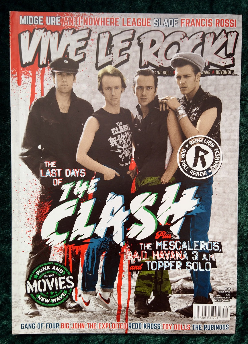 Vive Le Rock Magazine. 2019. Issue No.66 The Clash On the Cover. (M471)
