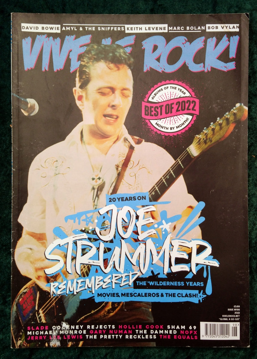 Vive Le Rock Magazine. 2022. Issue No.98 Joe Strummer On the Cover. (M473)
