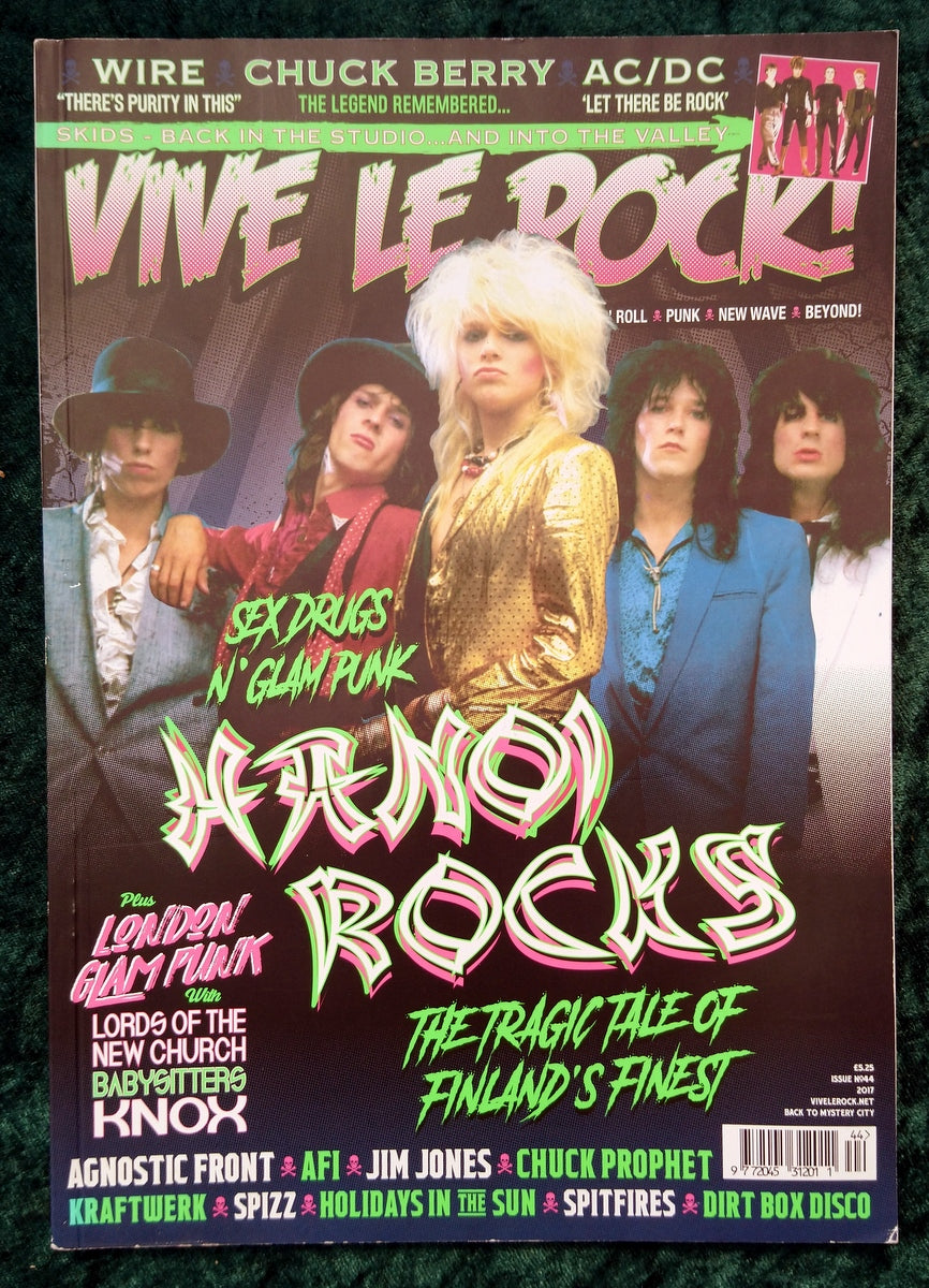 Vive Le Rock Magazine. 2017. Issue No.44 Hanoi Rocks On the Cover. (M474)