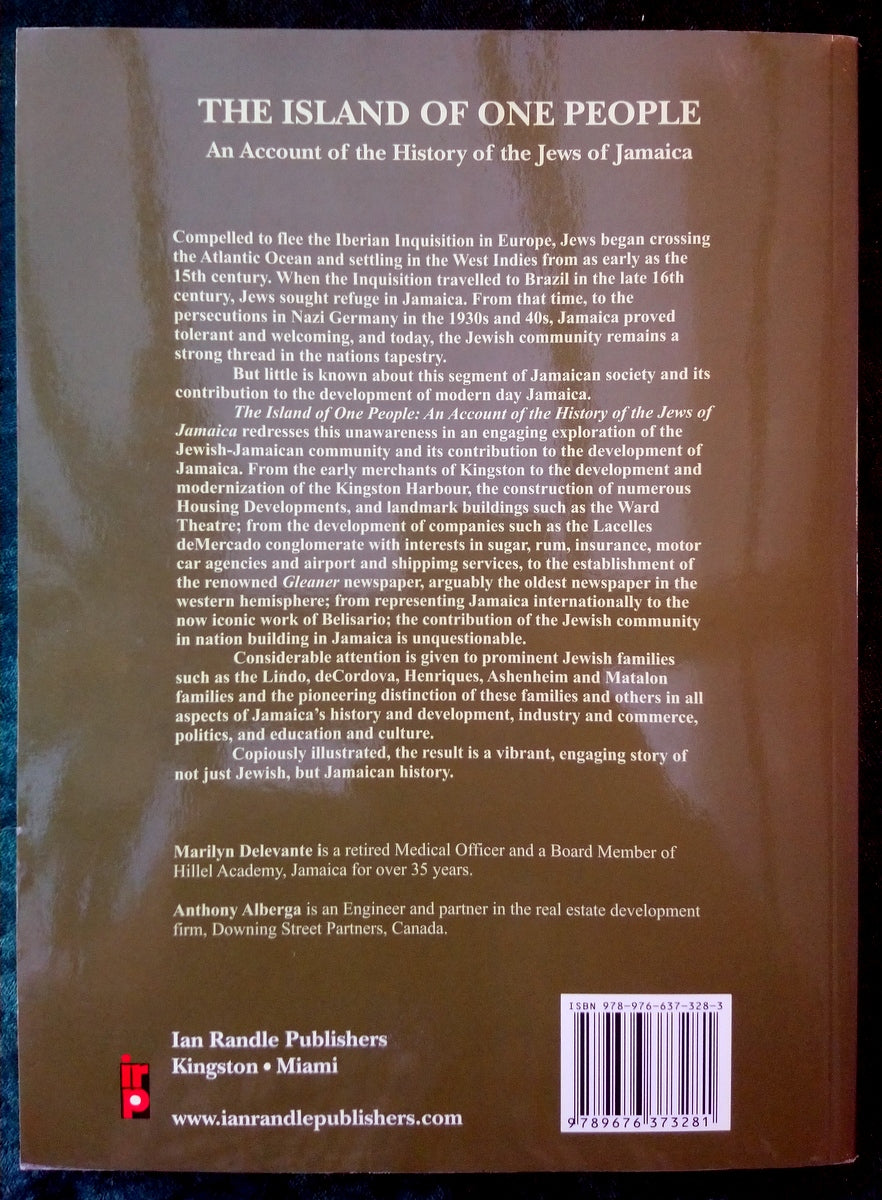 The Island Of One People. History of the Jews of Jamaica. Ultra Rare. (ref B327)