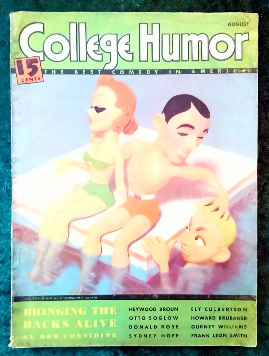 College Humor Magazine. The best Comedy in America. August 1937. (M488)