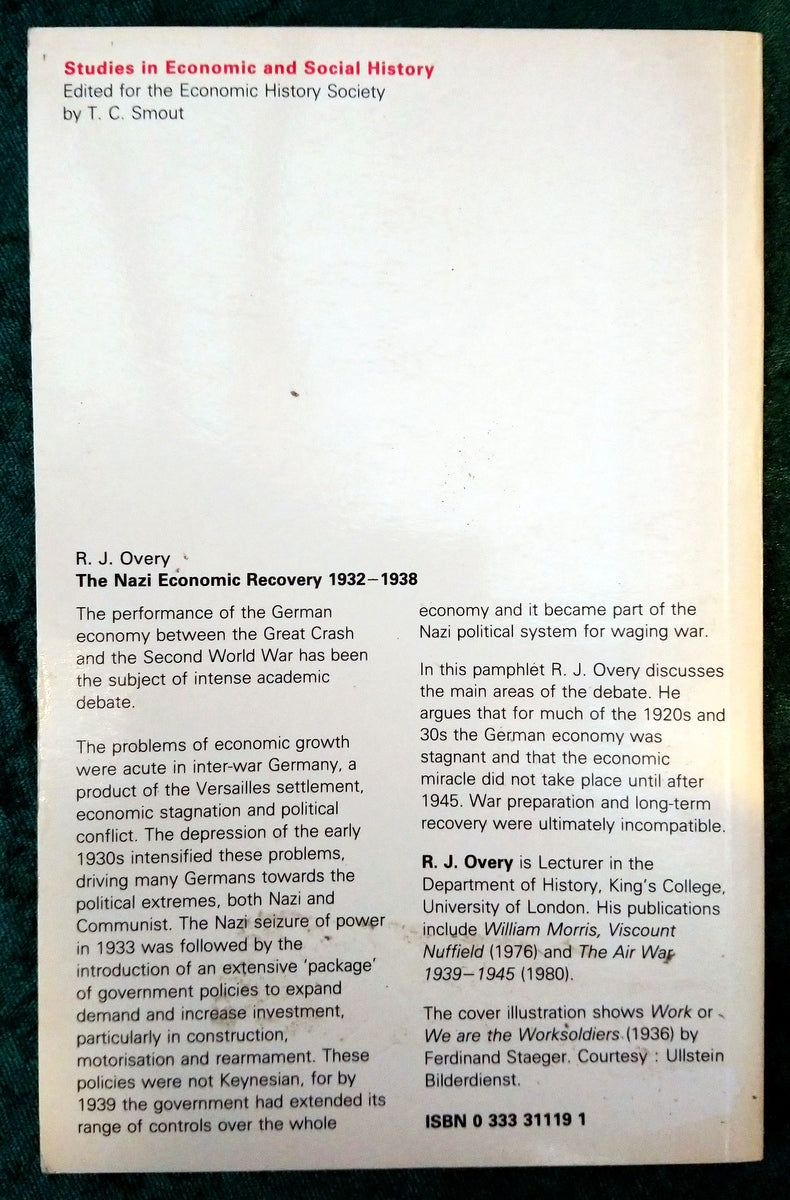 The Nazi Economic Recovery 1932-1938 by R. J. Overy. (ref b344)
