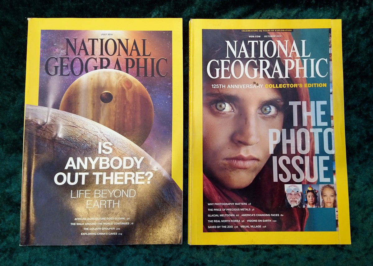 National Geographic Magazines x 4 2000's. (MC119)