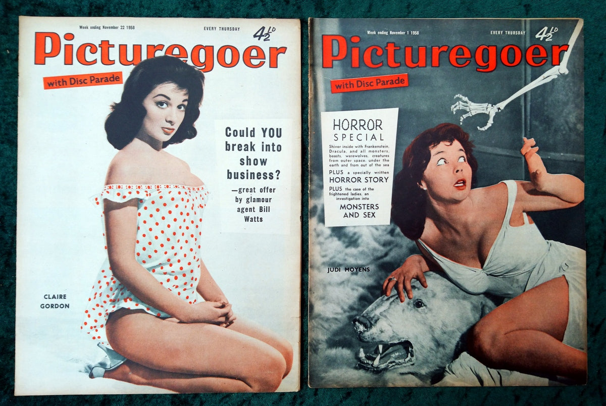 Picturegoer Magazine. Collection of 10 From 1958. (M494)