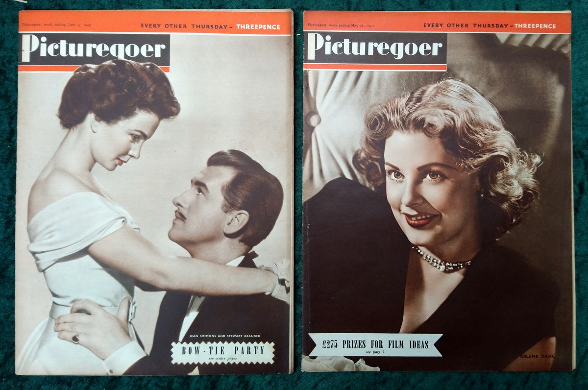 Picturegoer Magazine. Collection of 10 From 1949. (M491)