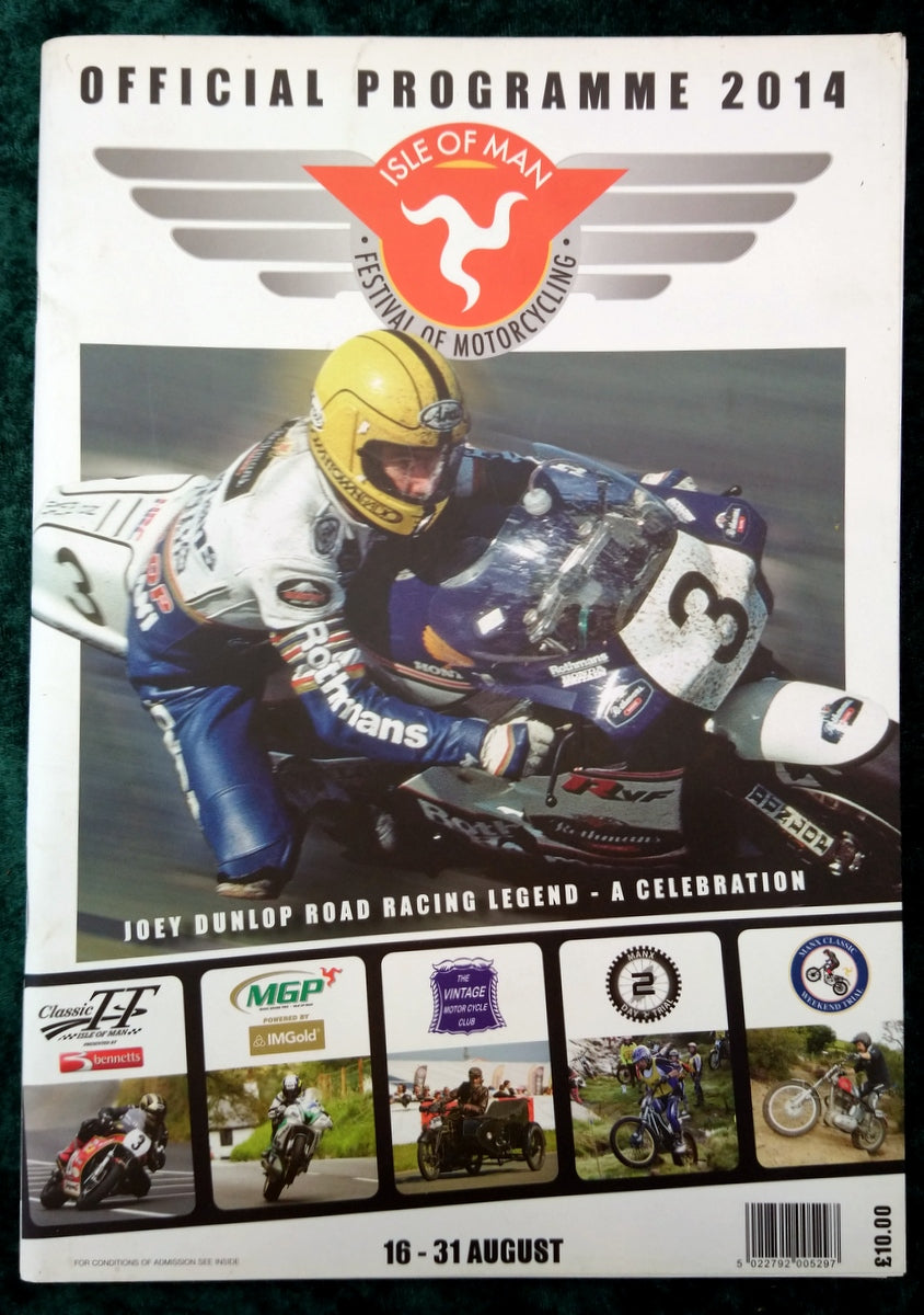 Isle of Man TT 2014 Official Programme. (M272)