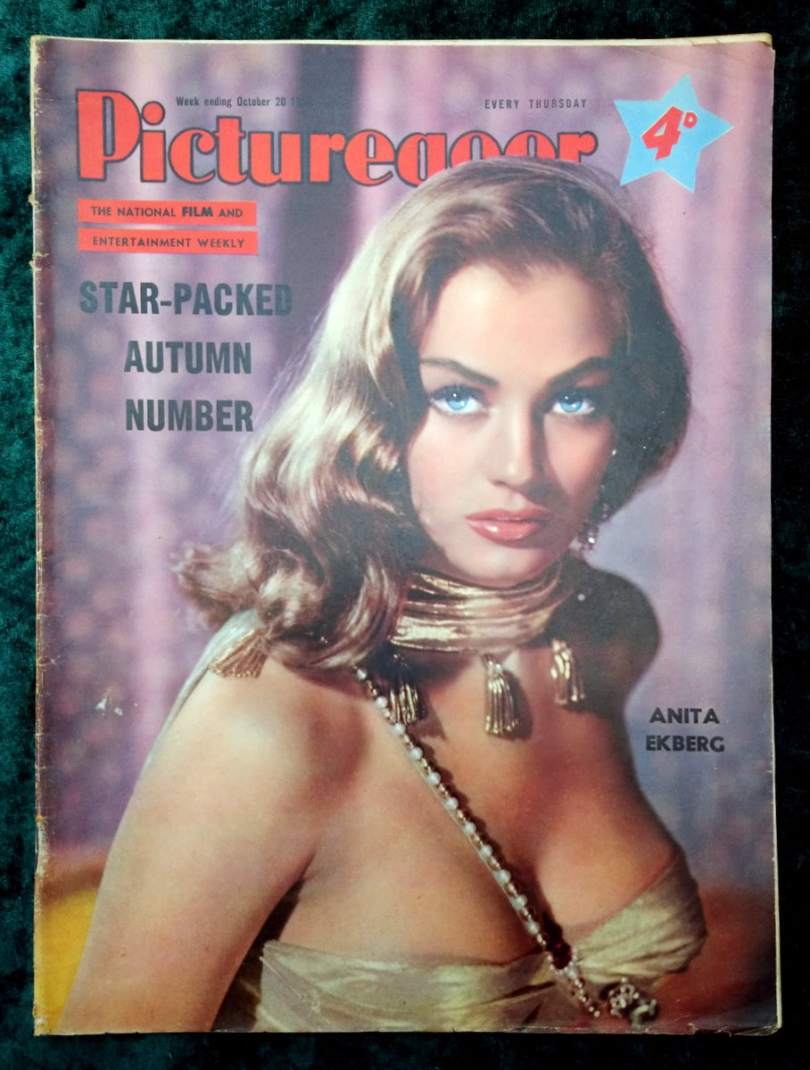 Picturegoer Film Magazine. October 1956. Cover Anita Ekberg. (M307)