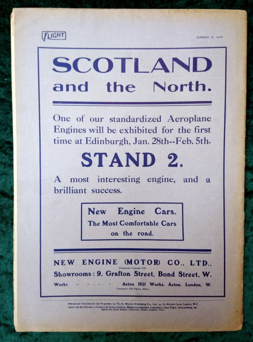 Flight Magazine January 29th 1910. (M528)