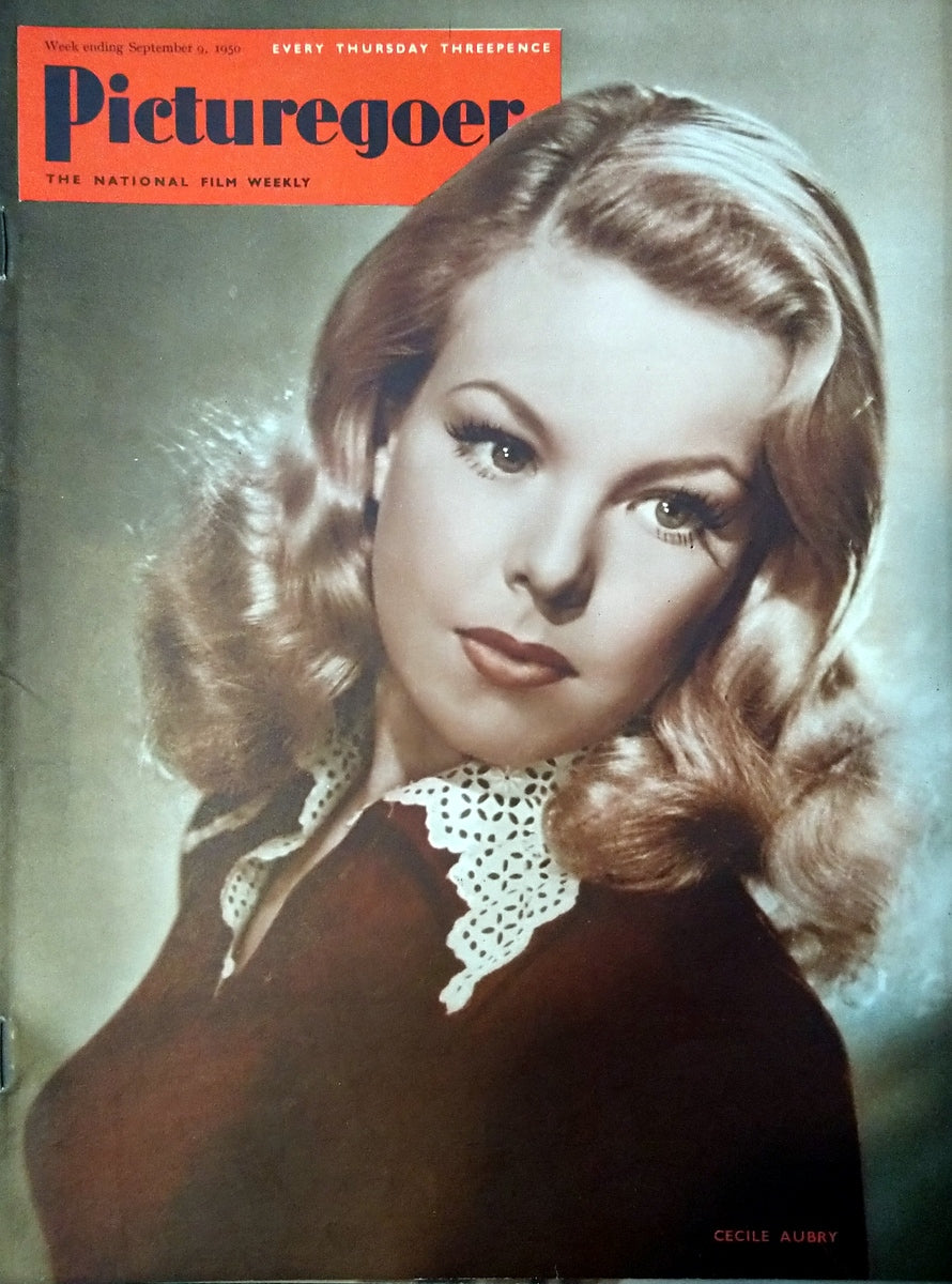 Picturegoer Magazine. September 9th 1950. Cover Star Cecile Aubry (M443)