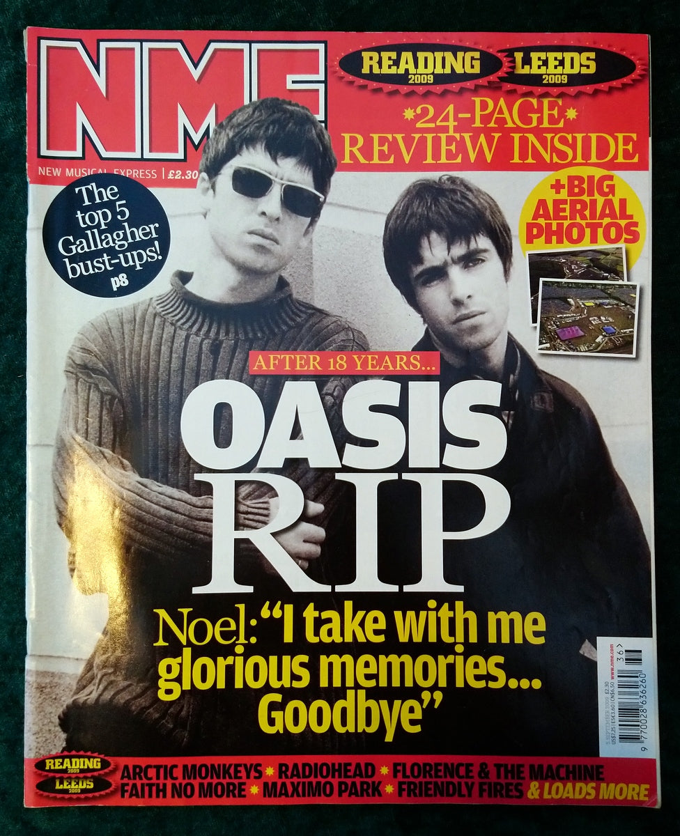 NME magazine 5th September 2009. Oasis RIP. (LM028)