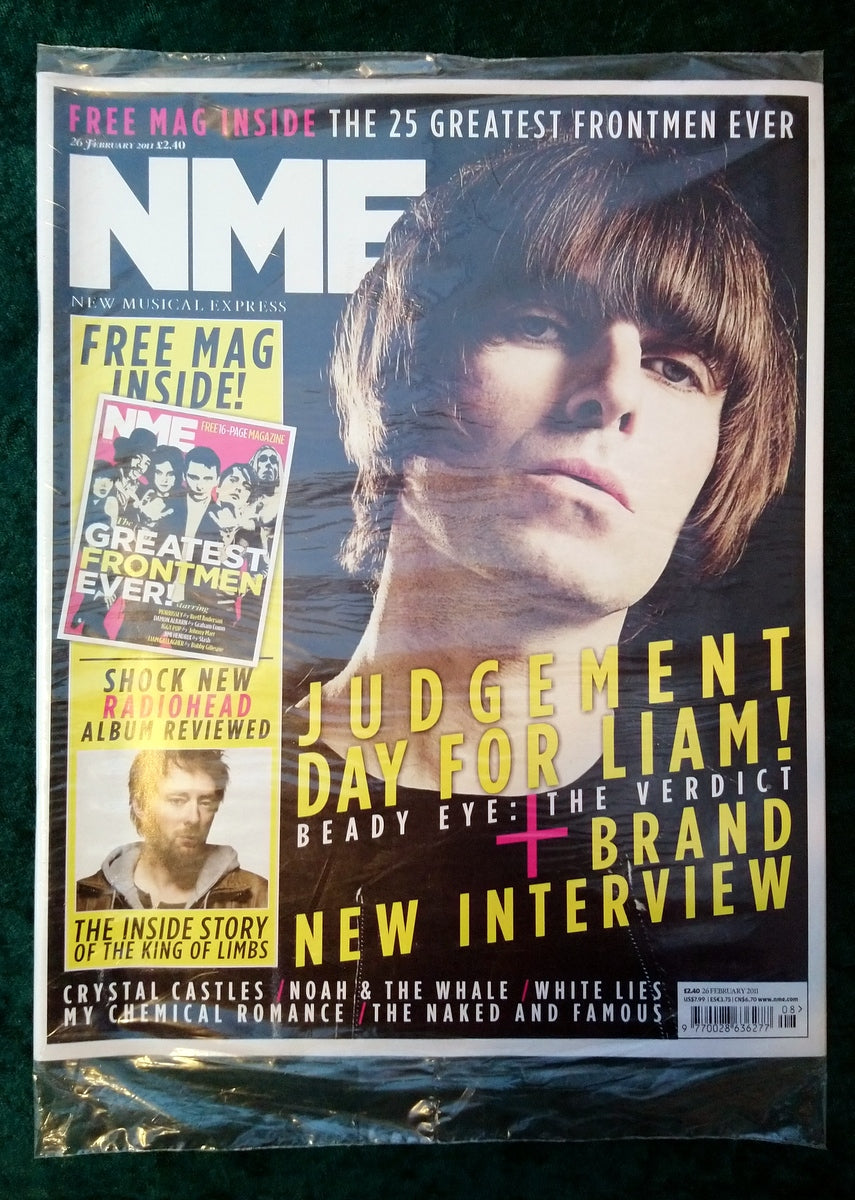 NME magazine 26th February 2011. Liam Gallagher Beady Eye. STILL SEALED (LM032) (Copy)