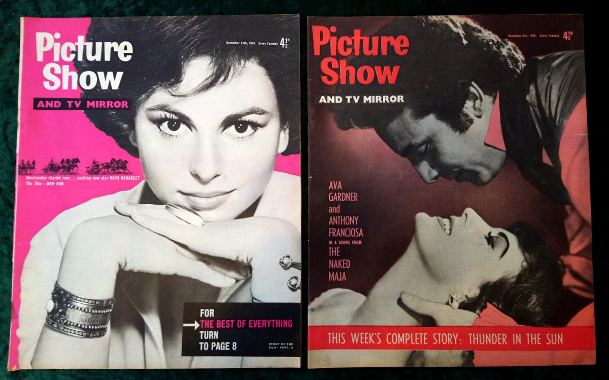 Picture Show Magazine. Collection of 10 From 1959. (MC142)