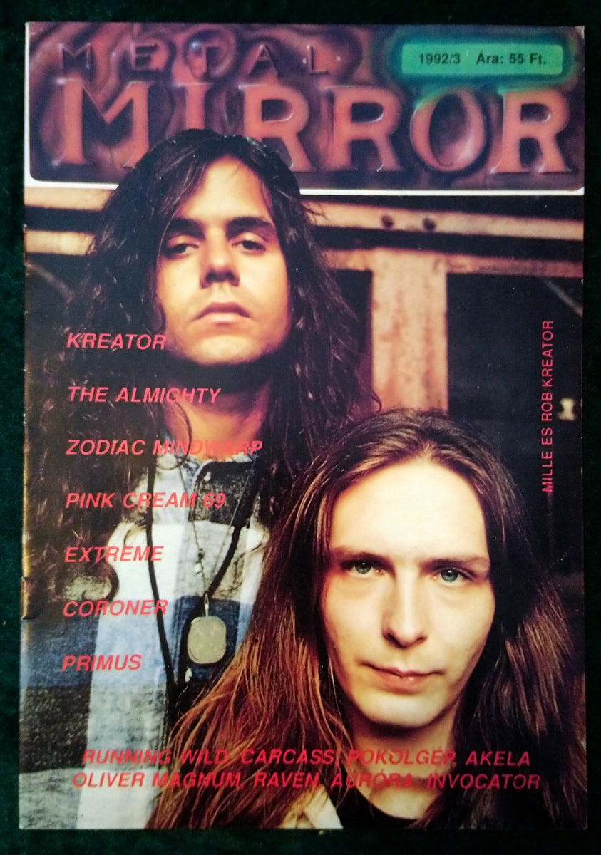Metal Mirror Hungarian Metal Magazine 1992/93. Kreator Cover. (M381)