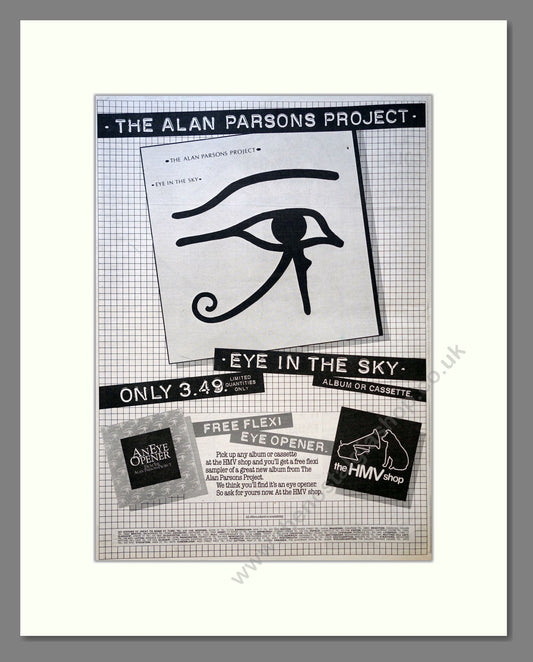 Alan Parsons Project (The) - Eye In The Sky. Vintage Advert 1982 (ref AD18156)