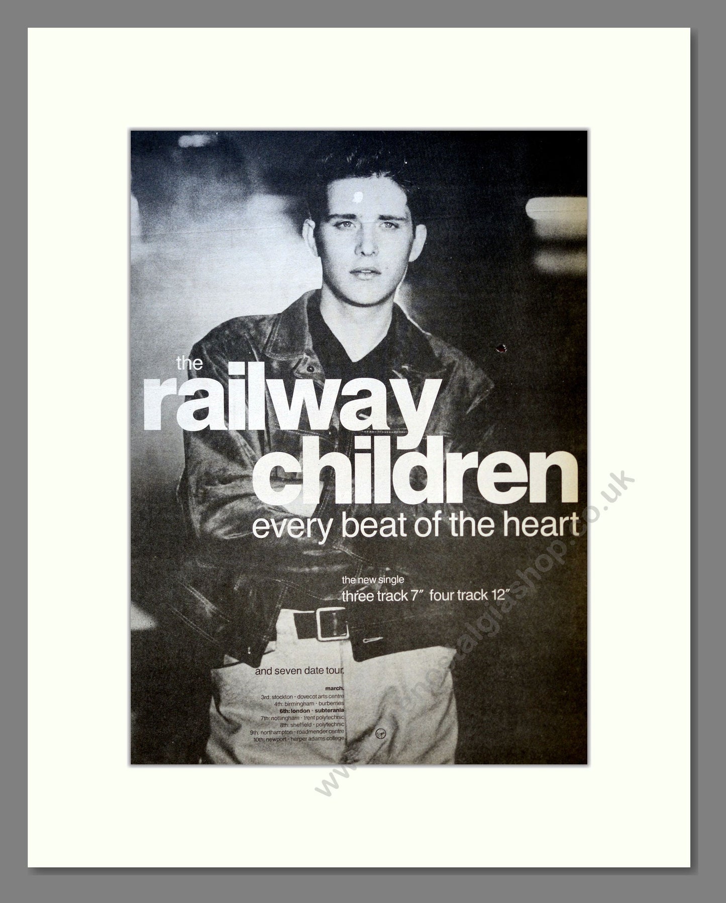 Railway Children (The) - Every Beat Of The Heart. Vintage Advert 1990 (ref AD18181)