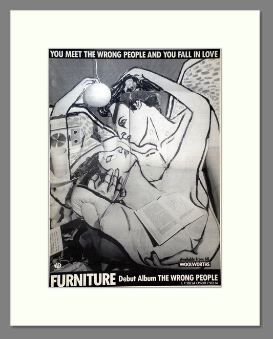 Furniture - Wrong People (The). Vintage Advert 1986 (ref AD18468)