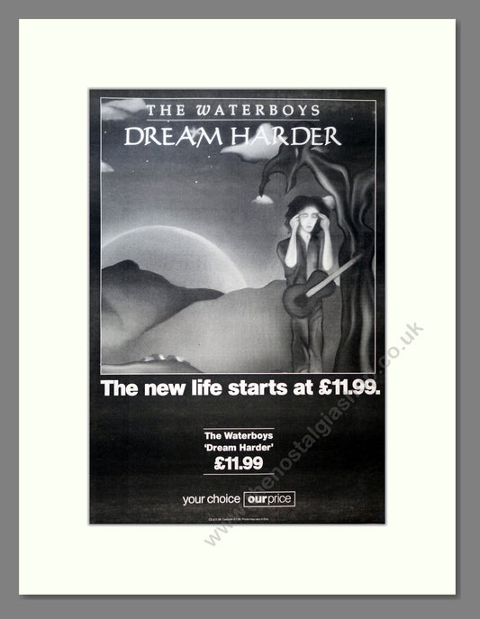 Waterboys (The) - Dream Harder. Vintage Advert 1993 (ref AD18469)