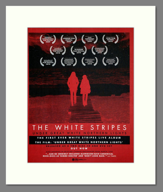 White Stripes (The) - Under Great White Northern Lights. Vintage Advert 2010 (ref AD301998)