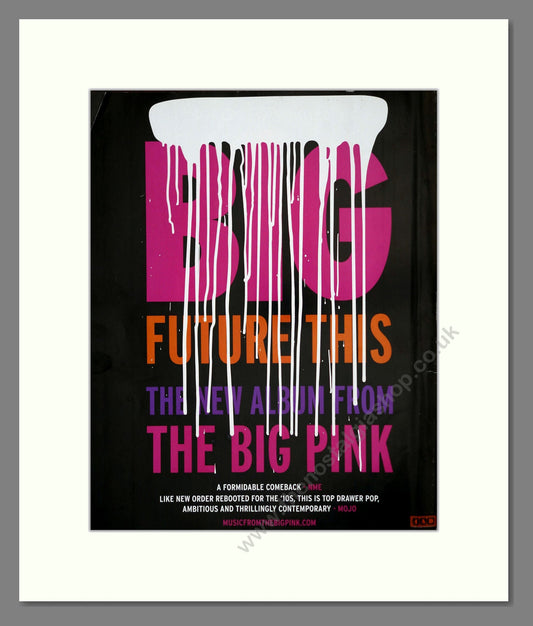 Big Pink (The) - Big Future This. Vintage Advert 2012 (ref AD302006)