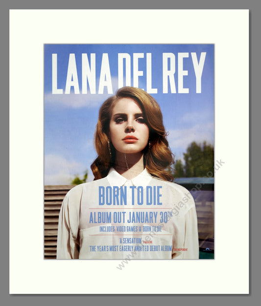 Lana Del Ray - Born To Die. Vintage Advert 2012 (ref AD302007)