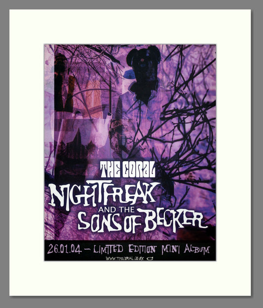 Coral (The) - Nightfreak And The Sons Of Becker. Vintage Advert 2004 (ref AD302051)