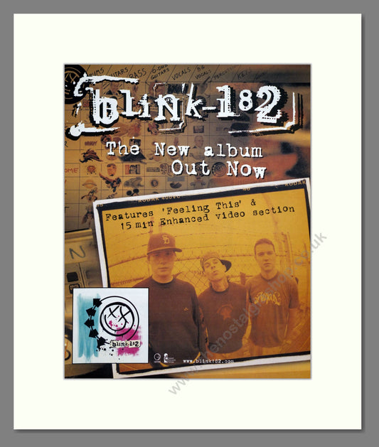 Blink182 - New Album. Vintage Advert 2003 (ref AD302055)