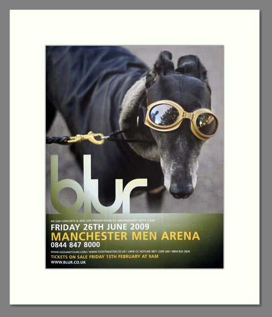 Blur - Manchester Arena. Vintage Advert 2009 (ref AD302070)