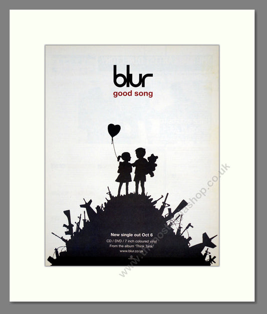 Blur - Good Song. Vintage Advert 2003 (ref AD302119)