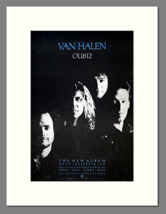 Van Halen - OU218. Vintage Advert 1988 (ref AD18521)